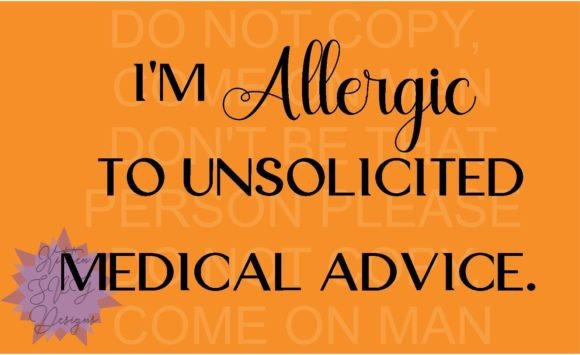 Allergic to: A Bold Embroidery Statement