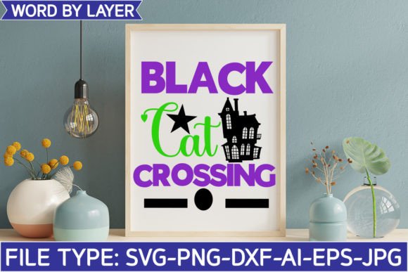 Black Cat Crossing Svg Review