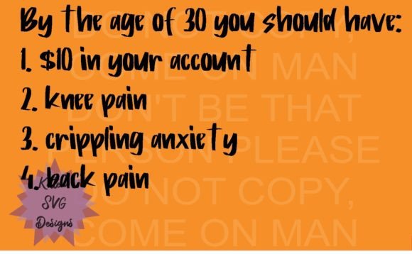 By the Age of 30