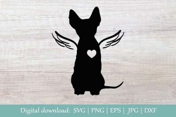 Devon Rex Pet Cat Memorial SVG