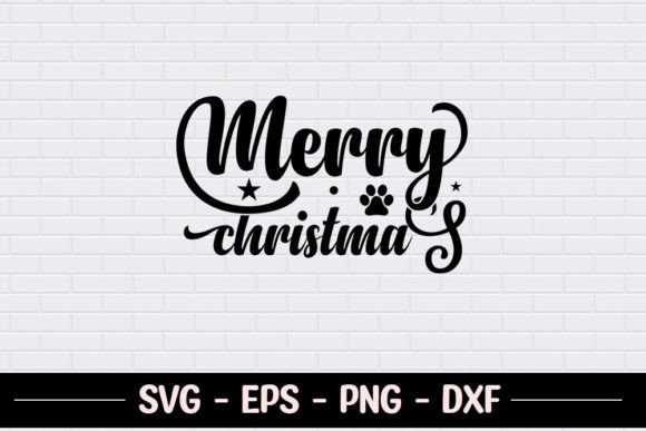 Merry Christmas - Cat Christmas SVG