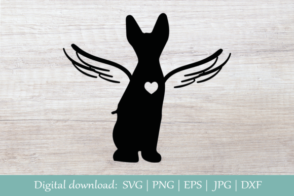 Sphynx Pet Cat Memorial SVG